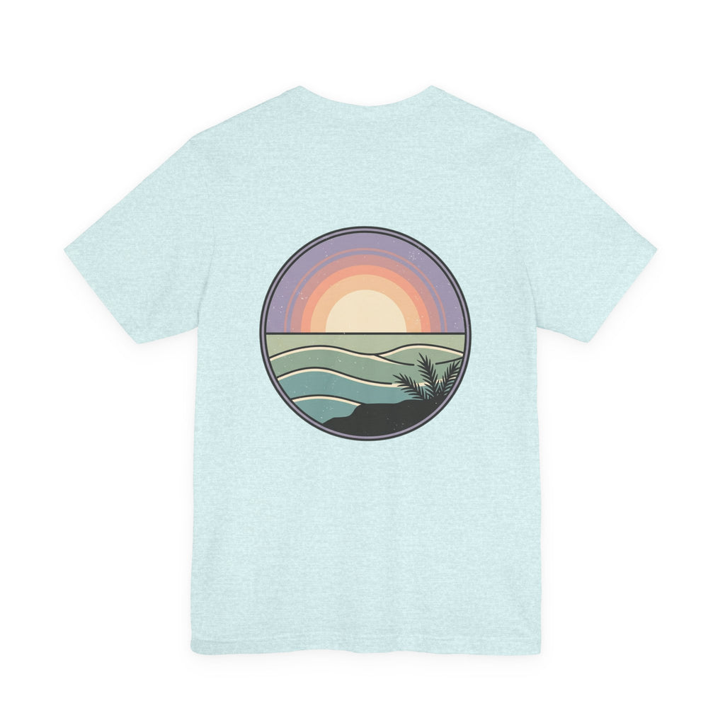 Sun Daze T-Shirt by Printify featuring NY basketball streetwear design with city pride graphics on a casual cotton tee.