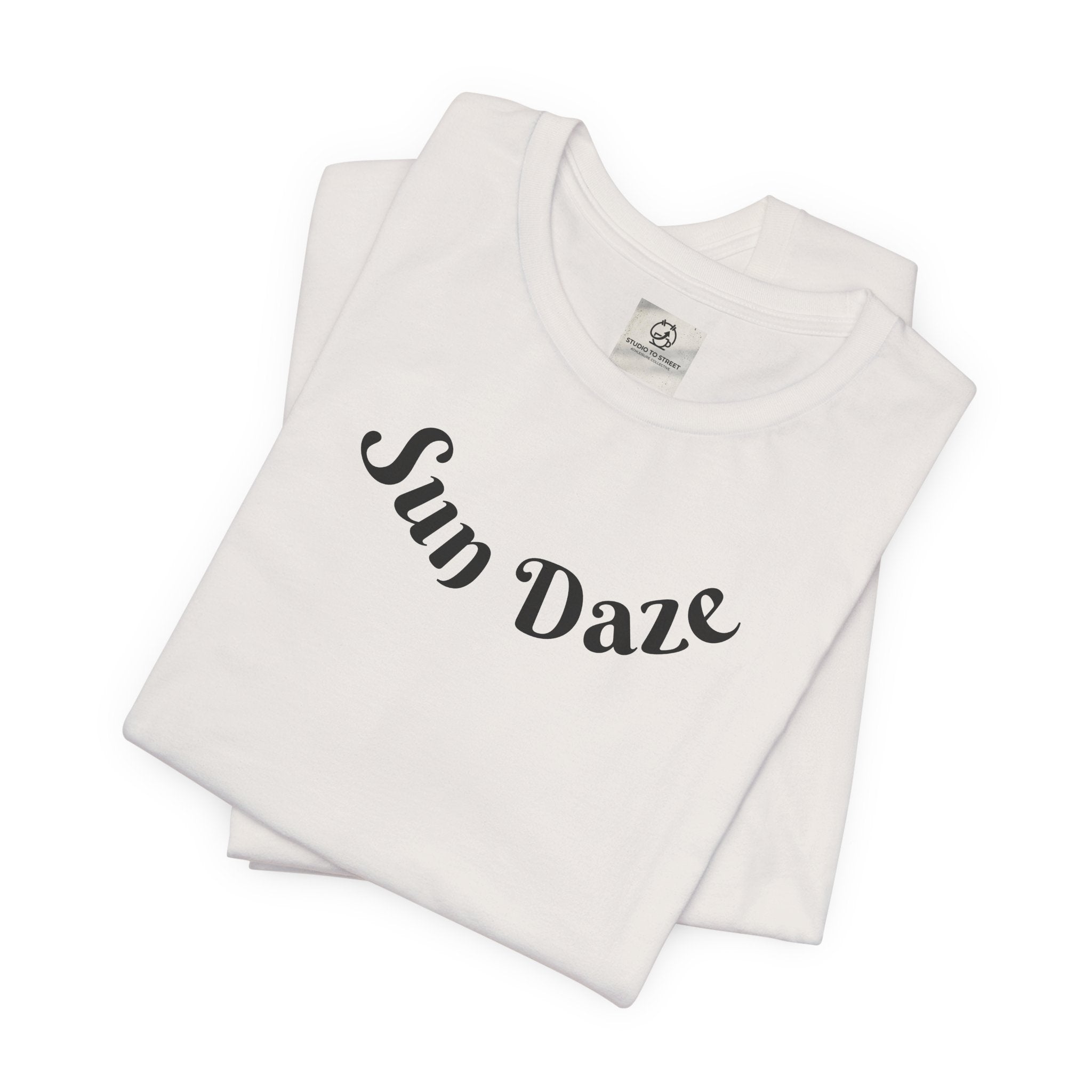 Sun Daze T-shirt by Printify featuring NY basketball streetwear design, showcasing a stylish urban city pride graphic on the front.