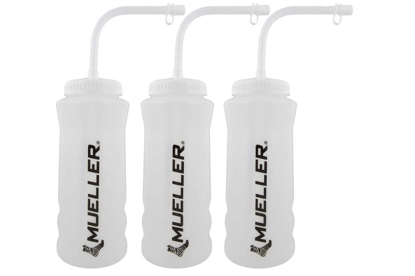 Mueller 3-Pack Quart Sports Bottles with Straw