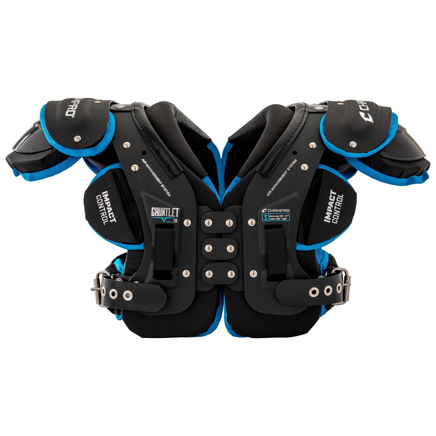 CHAMPRO Gauntlet III Elite Football Shoulder Pads