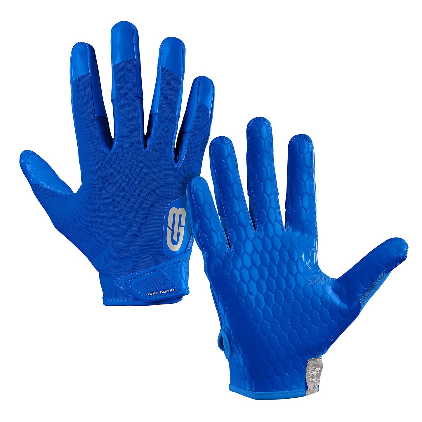 Grip Boost DNA Engineered Football Gloves - XXL Royal Blue