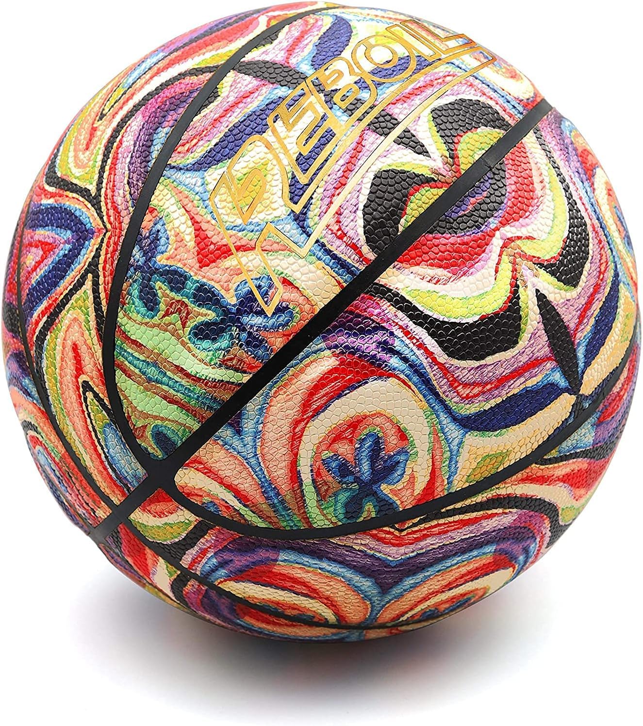 REBOILPHASE Van Gogh Leather Mini Basketball - Youth Size 5