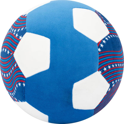FIFA® World Cup 2026 USA 9-Inch Plush Soccer Ball - Soft, Collectible World Cup™ Plush Toy - National Team Stars and Stripes Design - Ages 3+