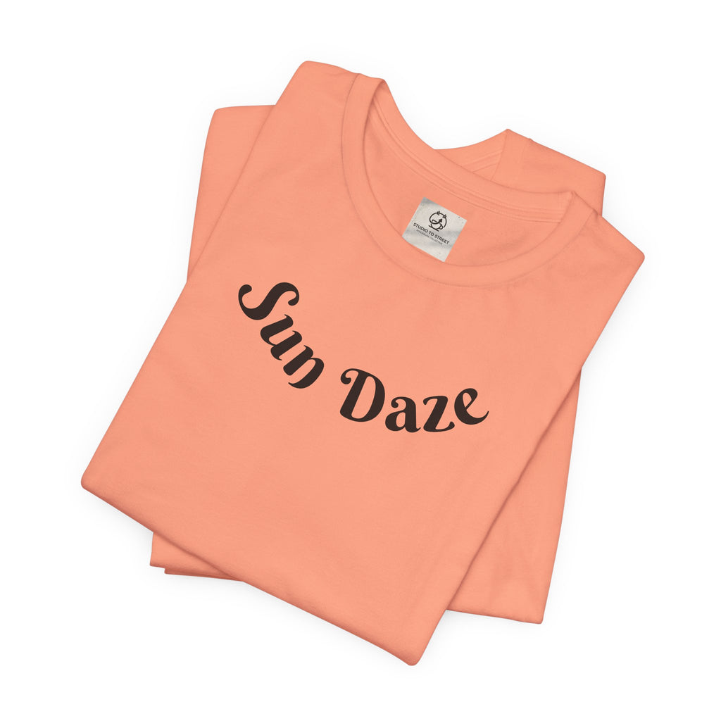 Sun Daze T-Shirt by Printify featuring NY basketball streetwear style with city pride logo on a casual cotton tee.