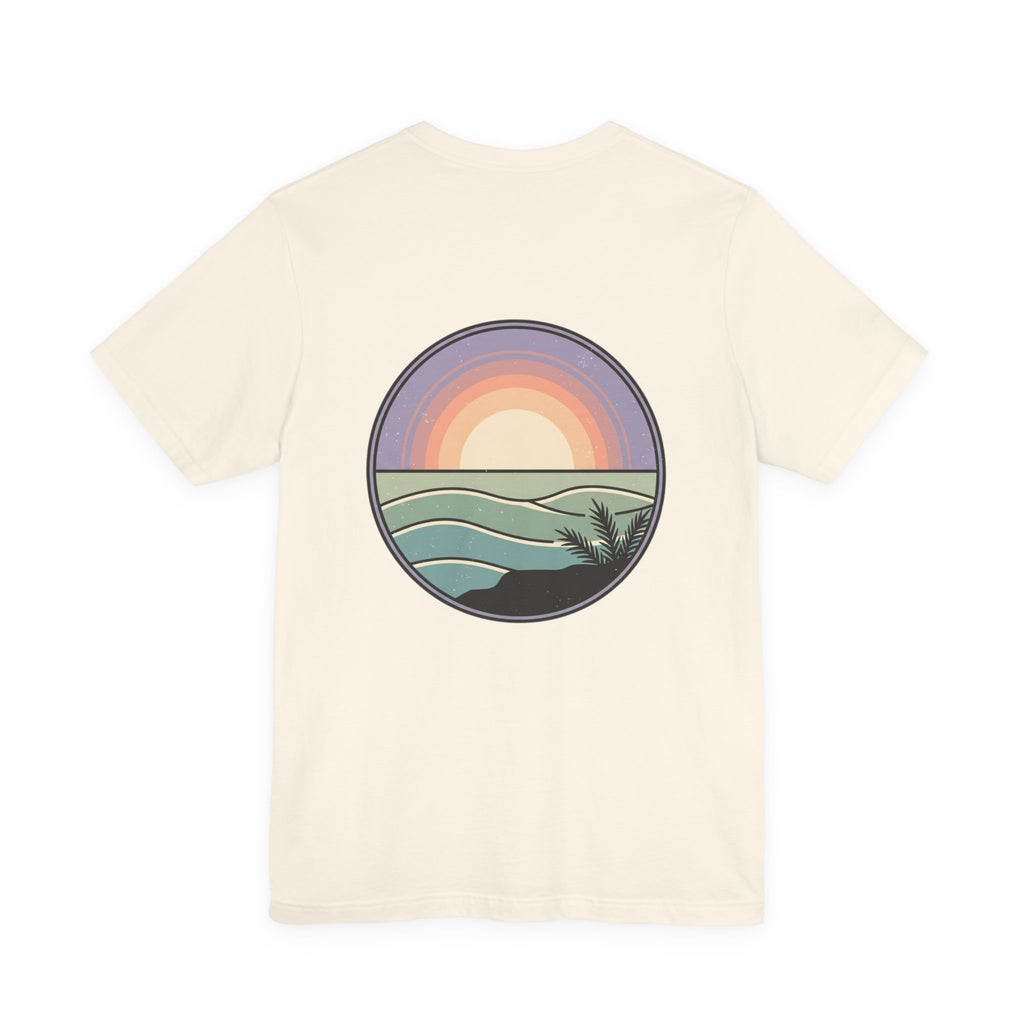 Sun Daze T-Shirt by Printify featuring NY basketball streetwear and city pride graphics on a casual tee.