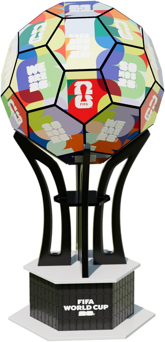 Official Licensed FIFA World Cup 2026 3D Wooden Puzzle Trophy Model,Soccer Ball Puzzles Gift for Fans,3D Jigsaw Puzzle Football Sports Memorabilia Collector,Desktop Display Decor - Time of Stars | Official Licensed,Fwc 2026 Trophy,Soccer Puzzles Gift,Sports Memorabilia Collector,Hands-On Building,Long-Lasting Display