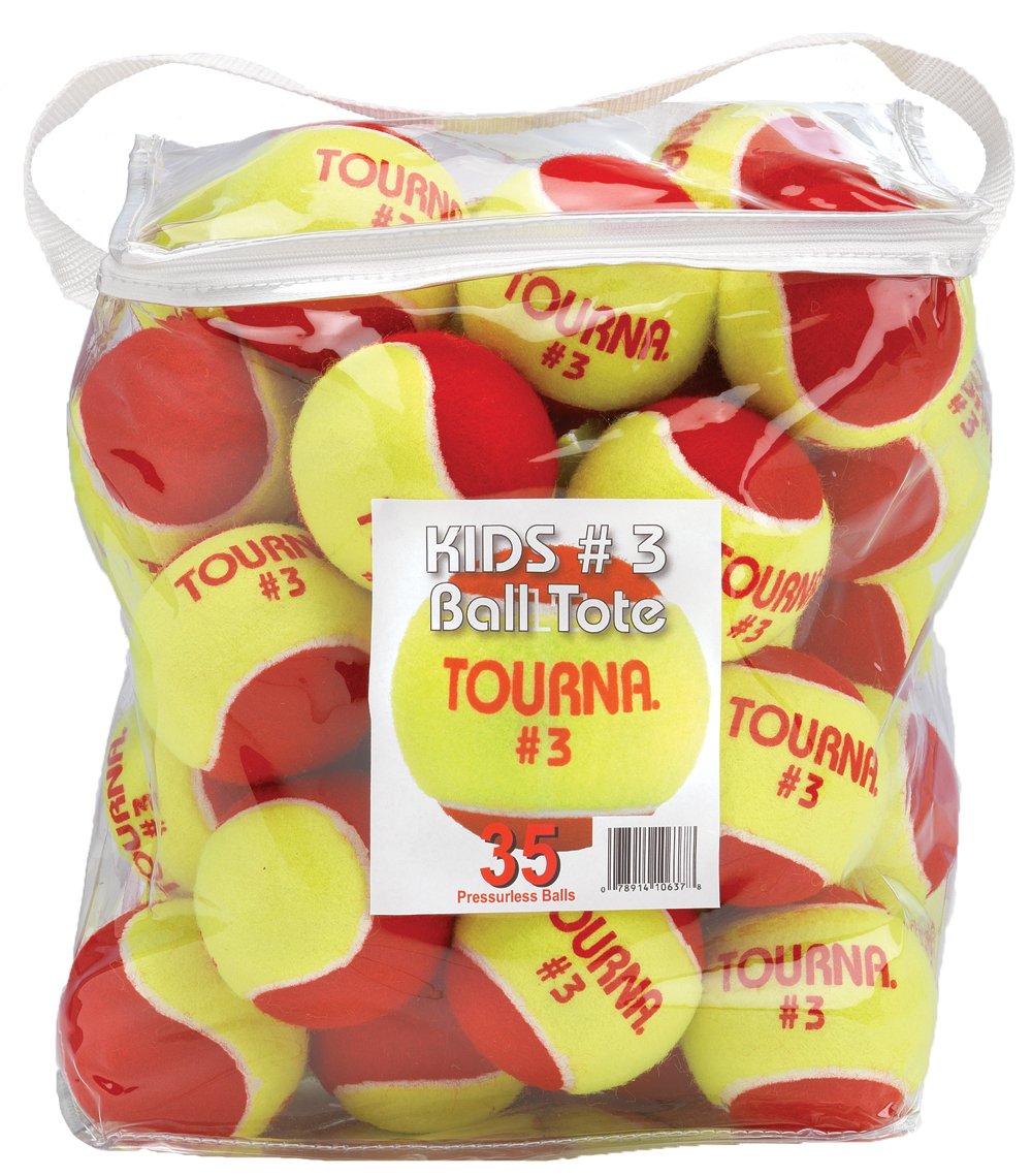Tourna Stage 3 Kids' Training Tennis Balls (35-Pack)
