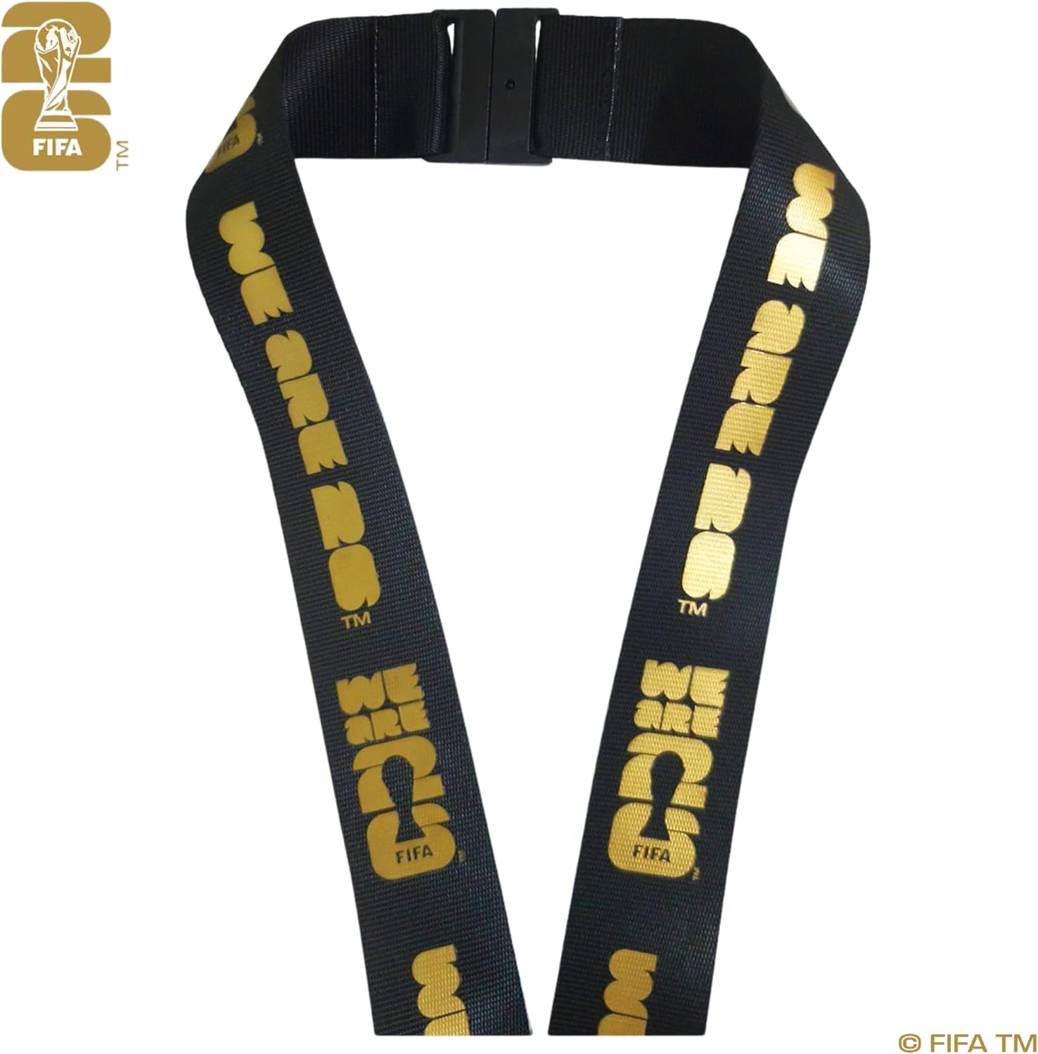Official FIFA World Cup 2026 Edition - 21 Inch Nylon Lanyard with Trophy Replica – Durable Fan Gear – Great for Holding Your Work ID, Pin Collecting, Carrying Keys and More - the World Cup Is Here