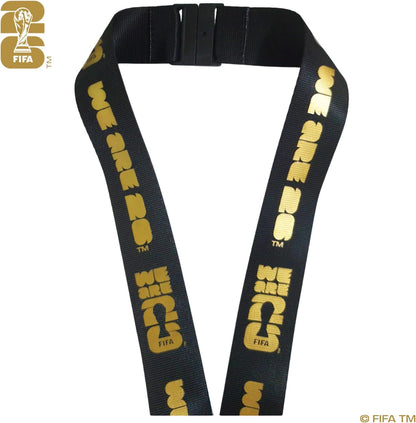 Official FIFA World Cup 2026 Edition - 21 Inch Nylon Lanyard with Trophy Replica – Durable Fan Gear – Great for Holding Your Work ID, Pin Collecting, Carrying Keys and More - the World Cup Is Here