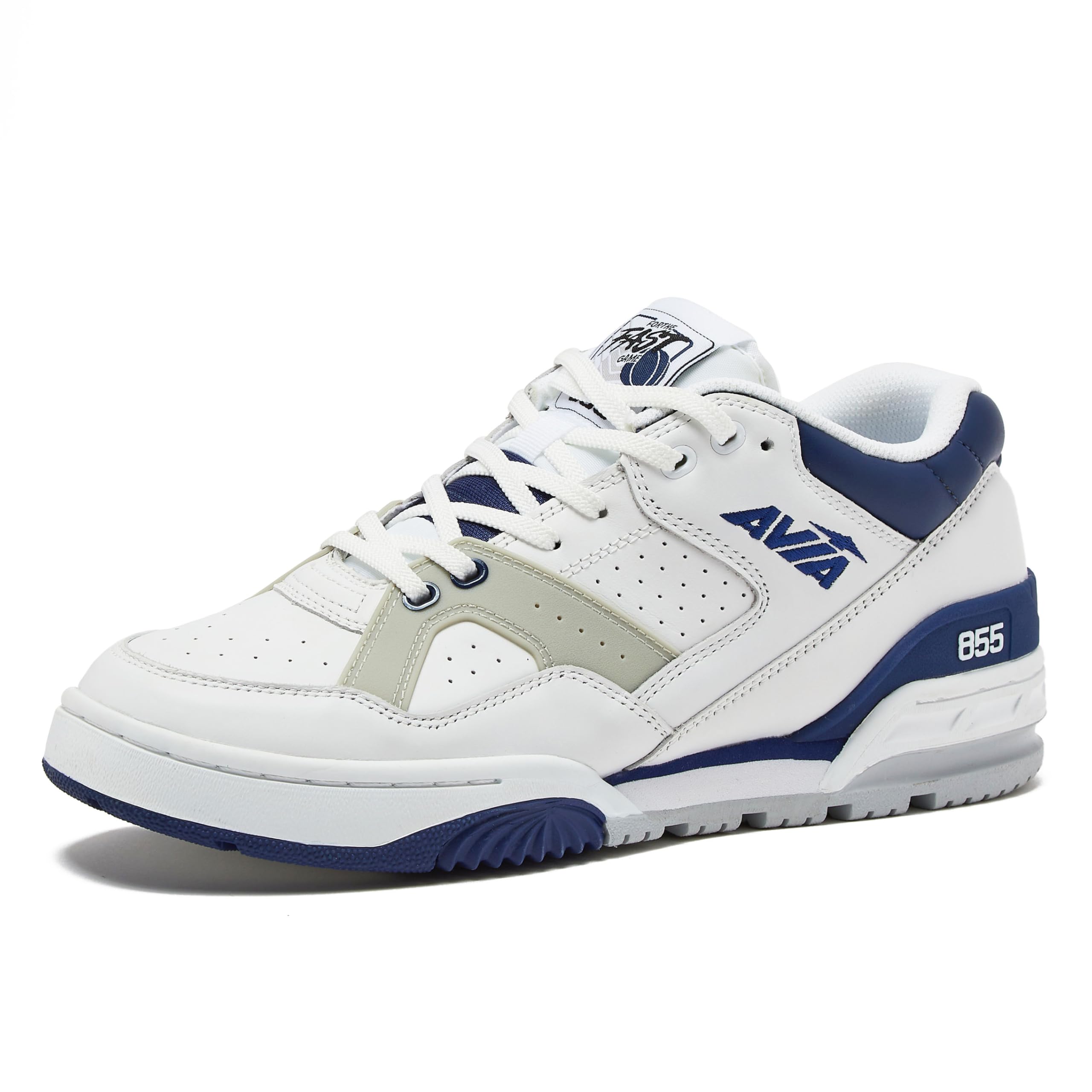 Avia Retro Court 855 Low Top Sneakers - White/Dark Blue