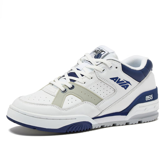 Avia Retro Court 855 Low Top Sneakers - White/Dark Blue