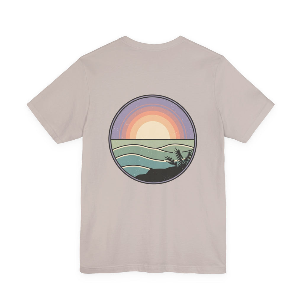 Sun Daze T-Shirt from NY Basketball Streetwear by Printify, featuring a stylish city pride design on a casual men's t-shirt.