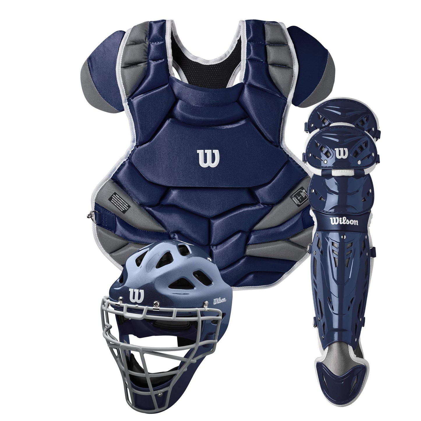 WILSON C1K Pro Adult Catcher's Kit - Navy