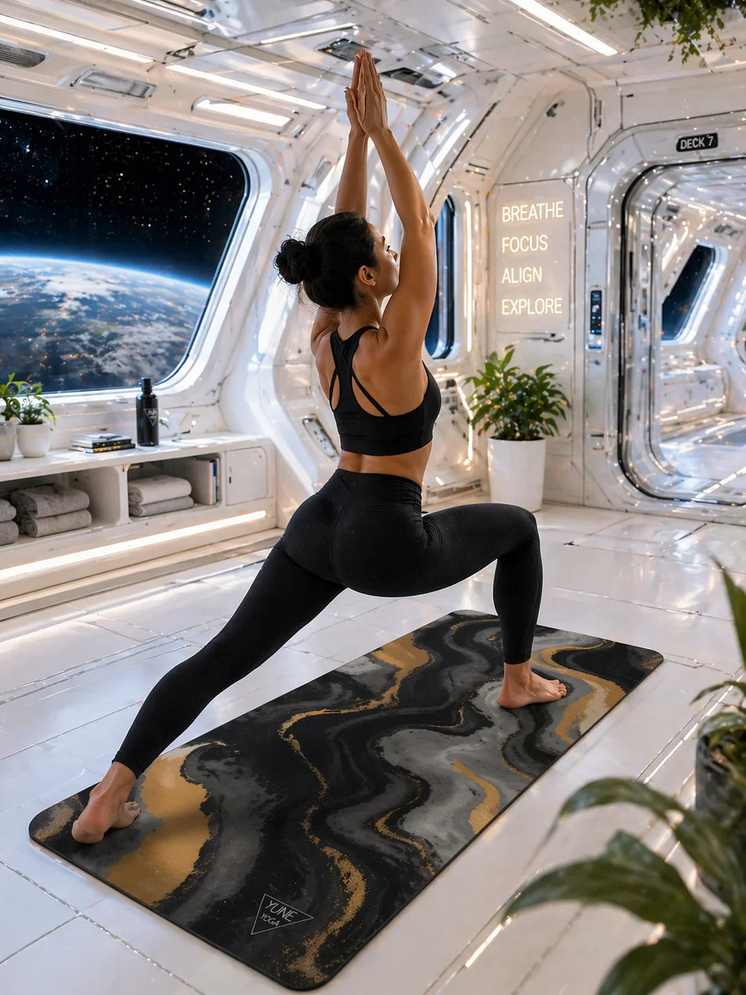 Yoga Mat - The Dark Matter Design-2