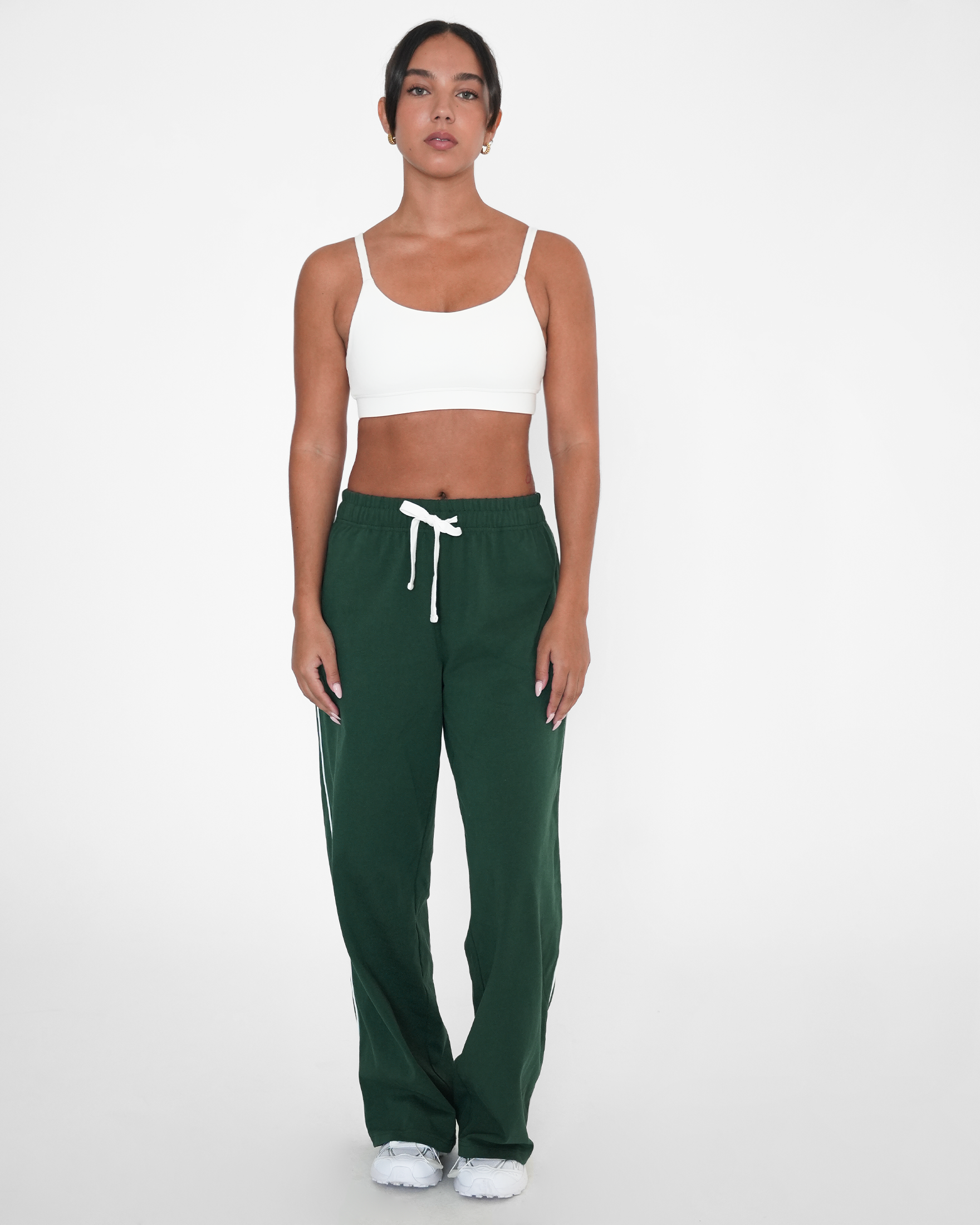 Rugby Piping Relaxed Wide Leg Pant-4
