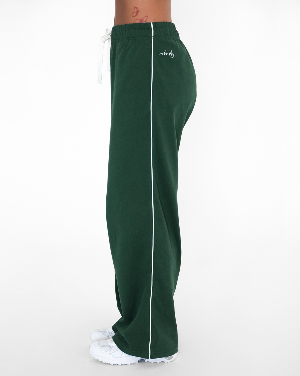 Rugby Piping Relaxed Wide Leg Pant-2