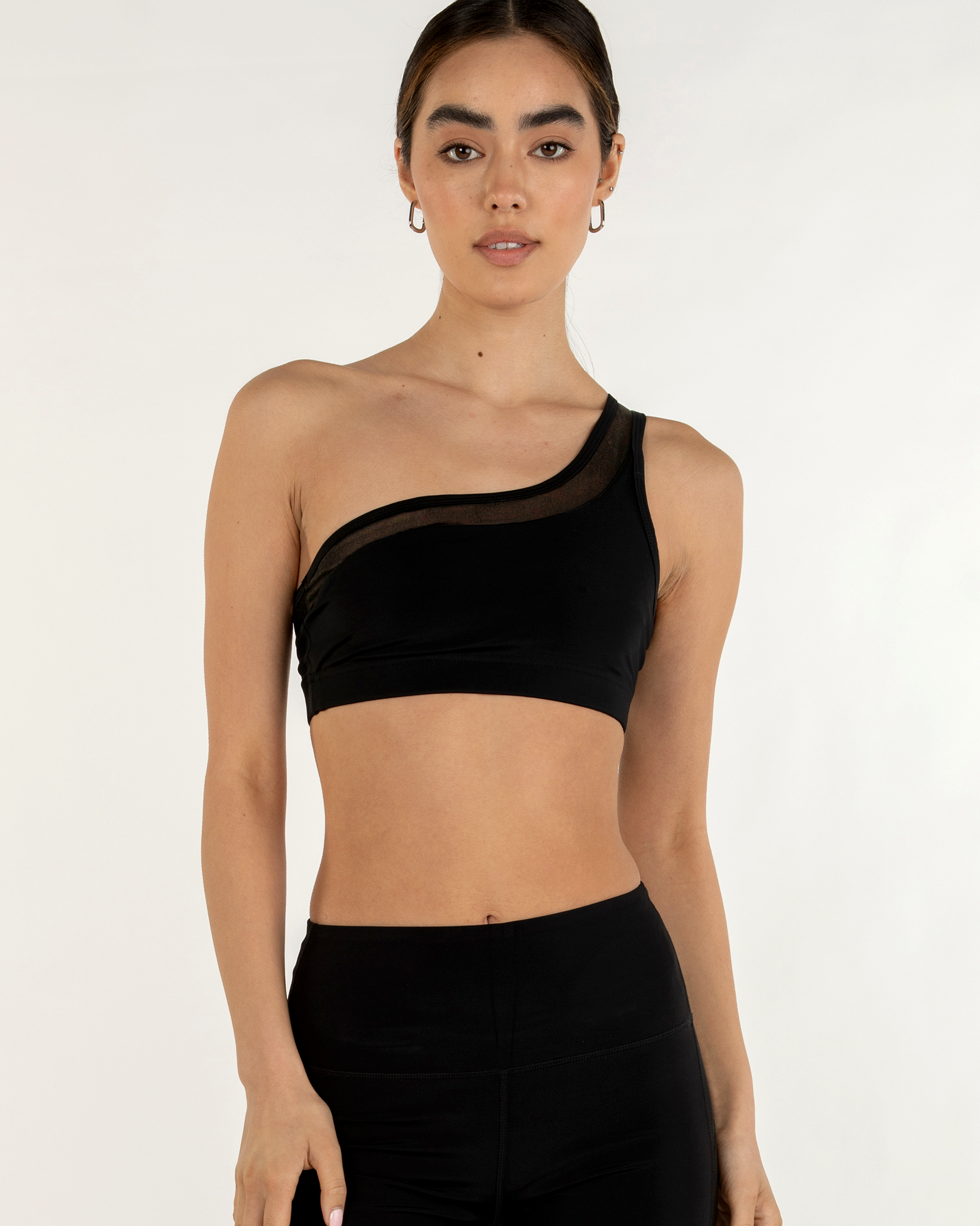 On Duty Mesh One Shoulder Silkiflex™ Bra-5