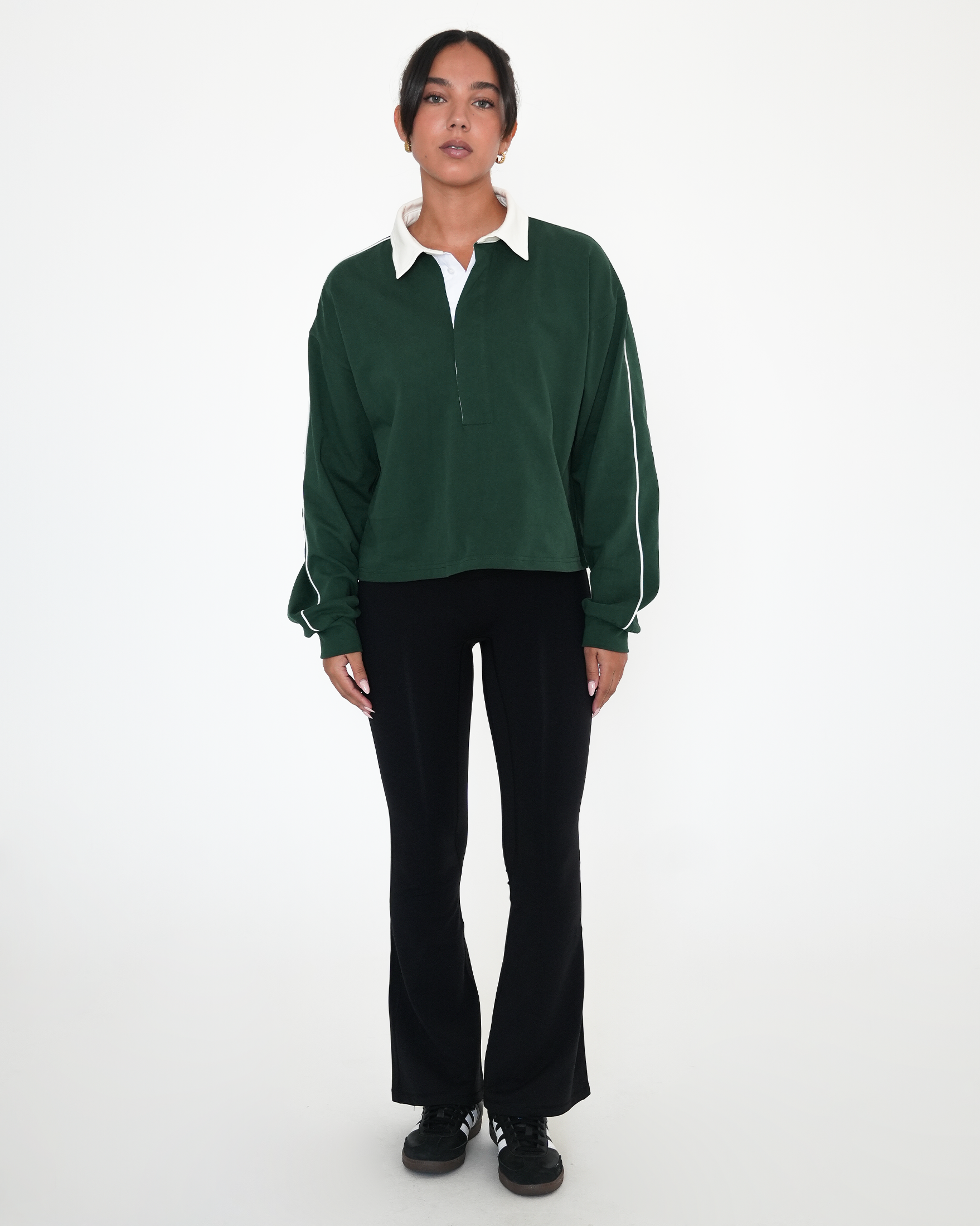Rugby Piping Relaxed Polo Top-4