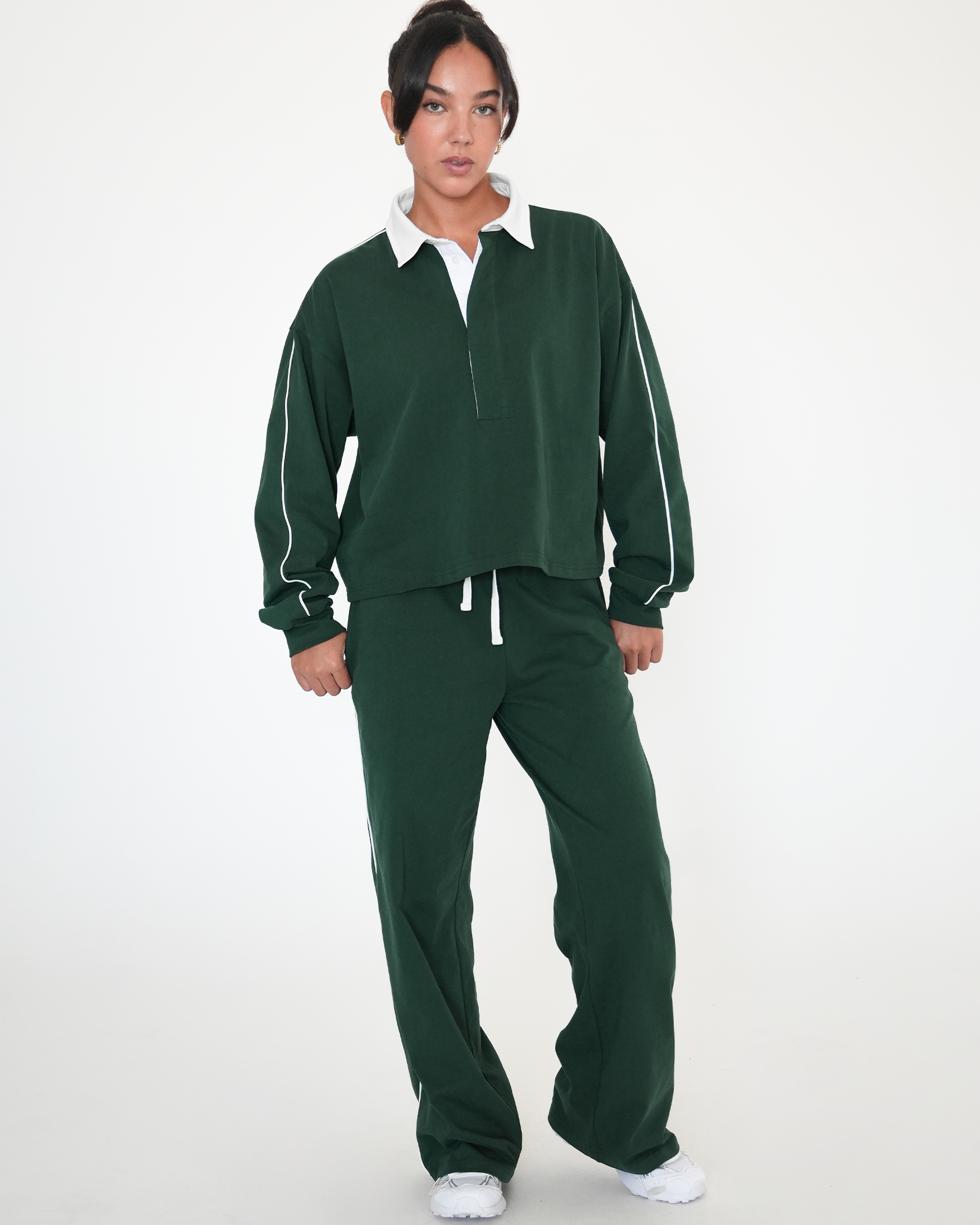 Rugby Piping Relaxed Polo Top-3