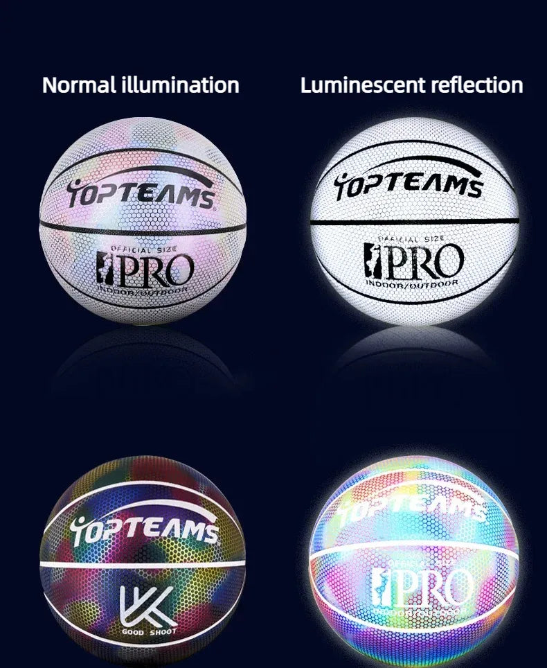 Luminous PU Basketball Size 7