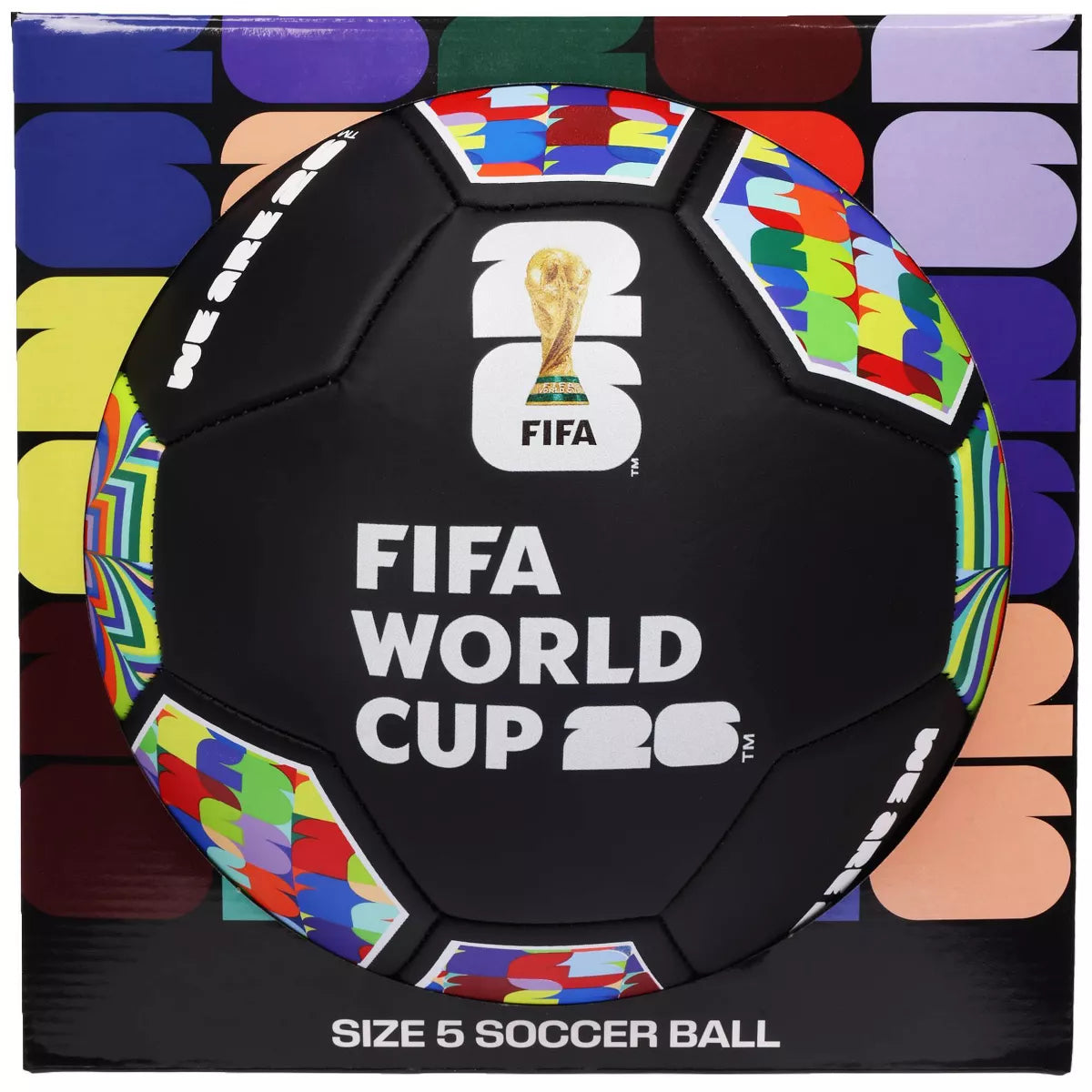 FIFA WC26 Blackout Tournament Size 5 Soccer Ball