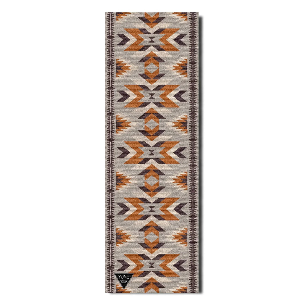 Teton Canyon Yoga Mat – 6 mm Extra Thick, Double-Sided Non-Slip, Eco-Friendly PER with Multi-Color Canyon Stripe Design | Yune Yoga-1