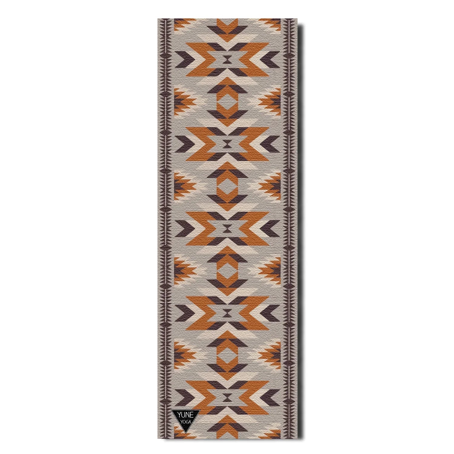 Teton Canyon Yoga Mat – 6 mm Extra Thick, Double-Sided Non-Slip, Eco-Friendly PER with Multi-Color Canyon Stripe Design | Yune Yoga-1